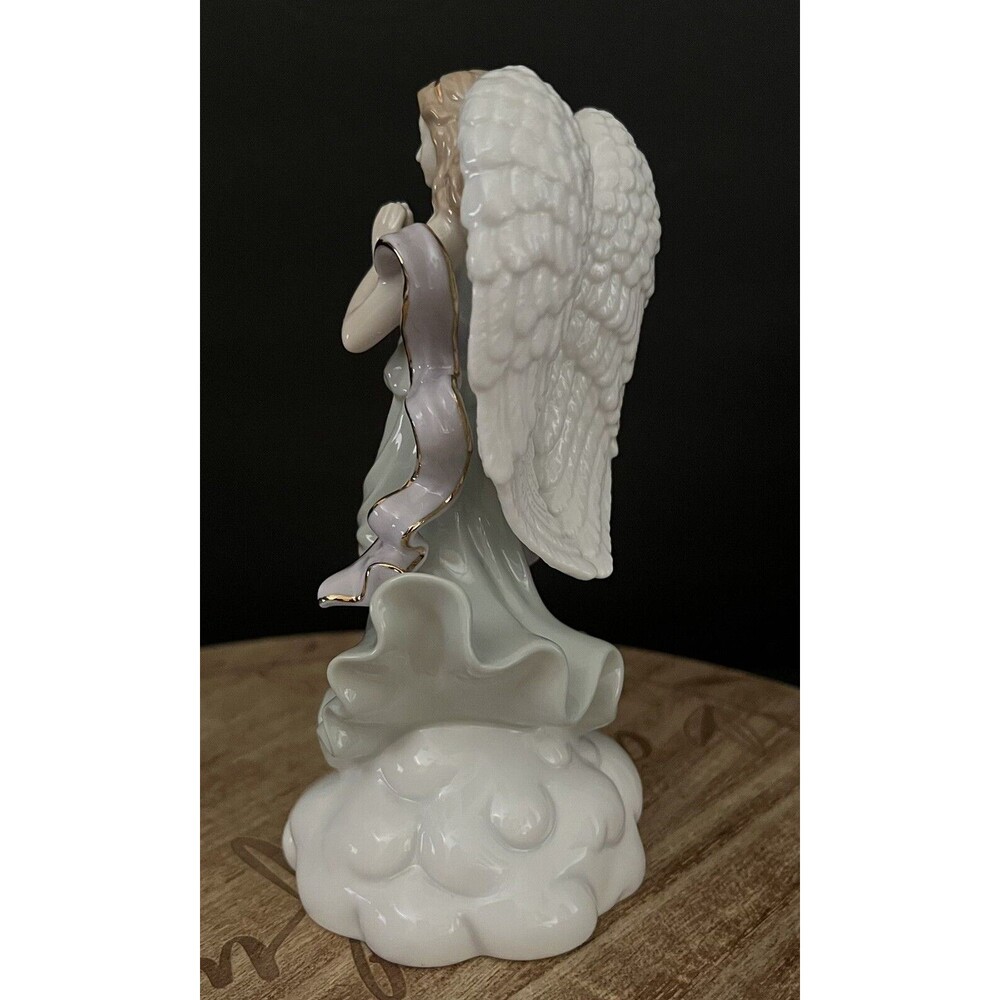 Angels of Grace "FAITH" Porcelain Angel Figurine by Holstead House 6 3/4" Tall - Picture 6 of 10